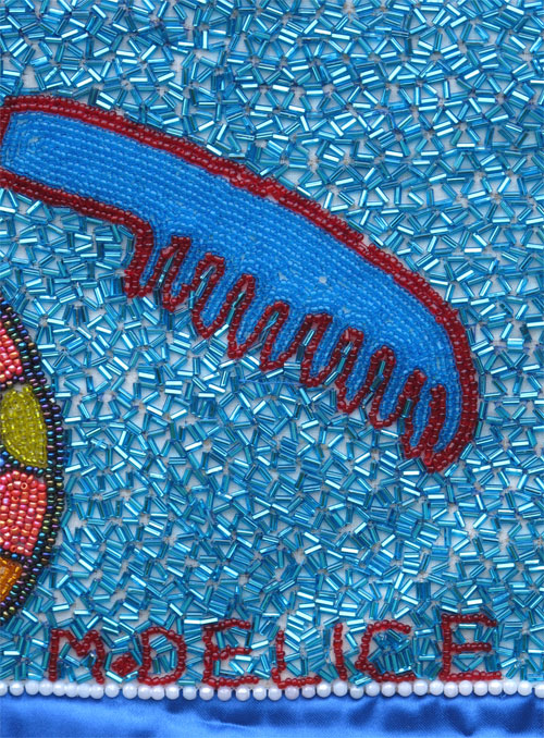 "La Sirene" Vodou Flag