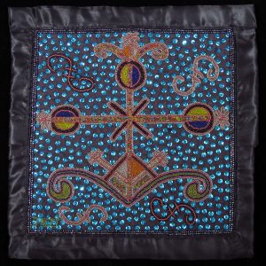 Kafou Legba - Vodou Flag