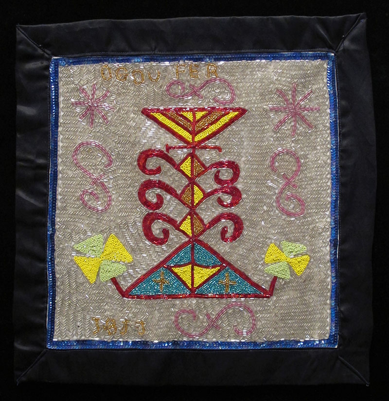 Ogou Fer - Vodou Flag