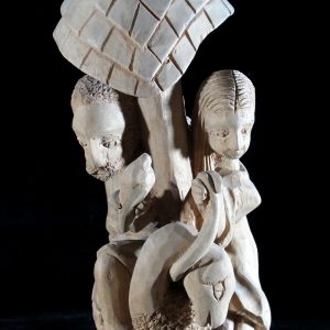 Haitian Couple with Animal