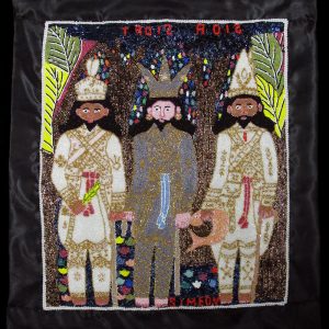 Trois Rois - Vodou Flag
