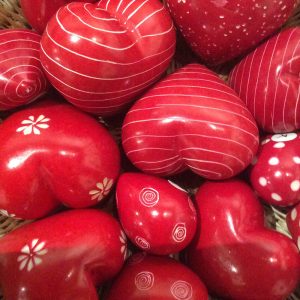 Soapstone Hearts from Kenya - Small