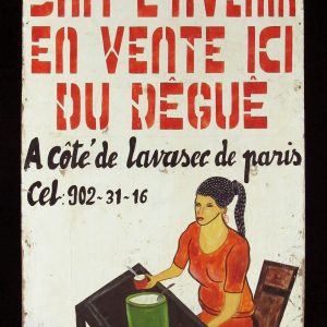 QUI SAIT L'AVENIR EN VENTE ICI DU DEGUE - Sign Board
