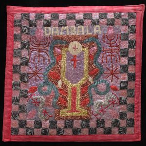 Dambala - vintage Vodou Flag