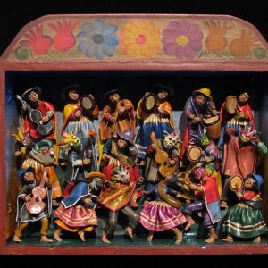 Carnaval Musicians (Fiesta) - Retablo