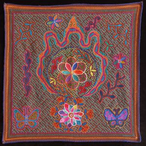Embroidered Shipibo Cloth
