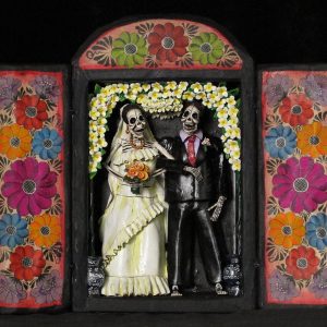 Los Novios Muertos - Wedding Retablo