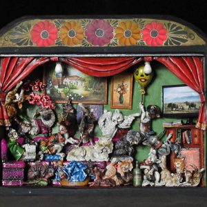 Casa de Gatos (House of Cats) Retablo