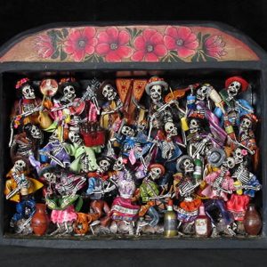 Fiesta de los Muertos (Party of the Dead) Retablo