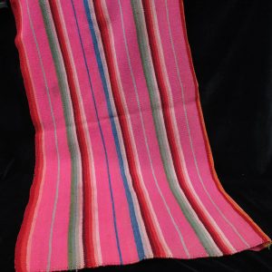 "Frazada" Wool Blanket from the Highlands of Peru