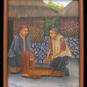 Desgranando Maiz (grinding maize)
