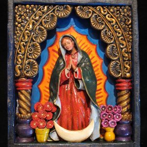 Virgen de Guadalupe - Retablo Frame (without doors)
