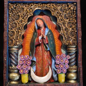 Virgen de Guadalupe - Retablo Frame (without doors)