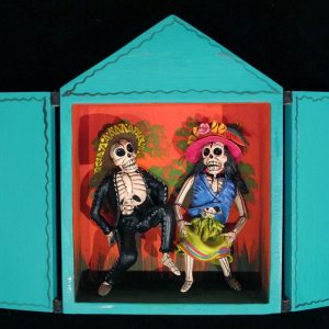 Dance of the Calaveras - Retablo