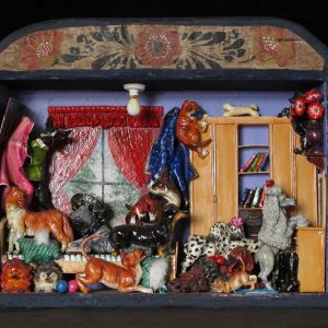 La Casa de los Perros (House of Dogs) Retablo