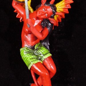 Devil Musician Retablo Ornament (Drum)