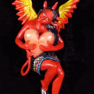 Devil with Heart Retablo Ornament