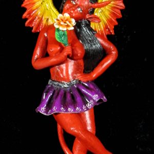 "Diabla" Retablo Ornament (Drum)