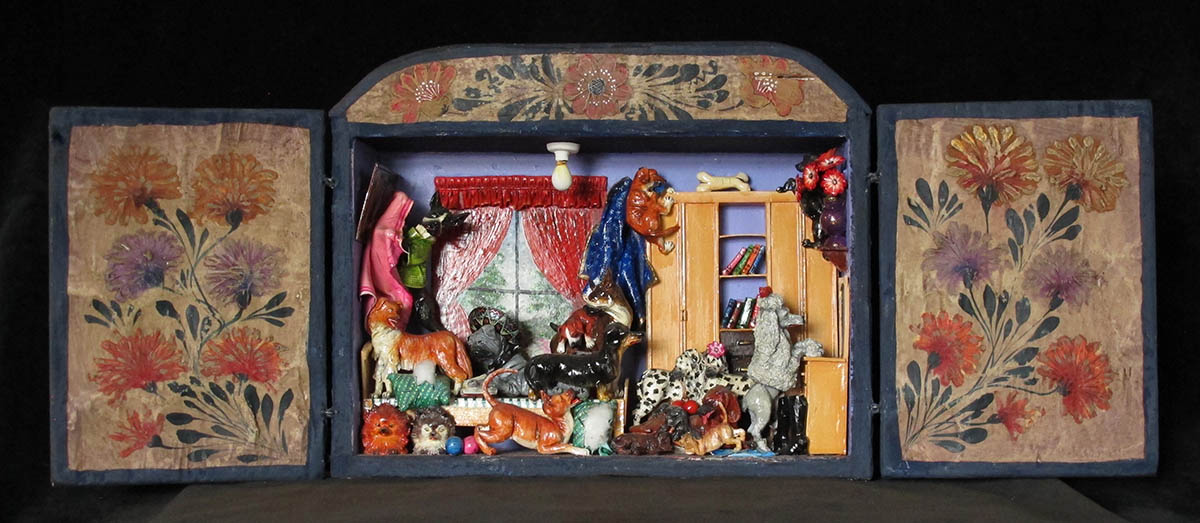 La Casa de los Perros (House of Dogs) Retablo