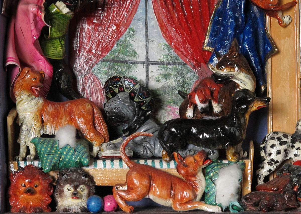 La Casa de los Perros (House of Dogs) Retablo