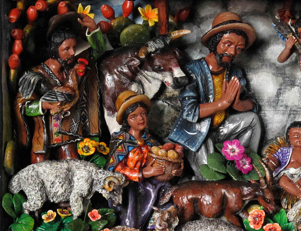 Nacimiento Campesino (Peasant Nativity) Retablo