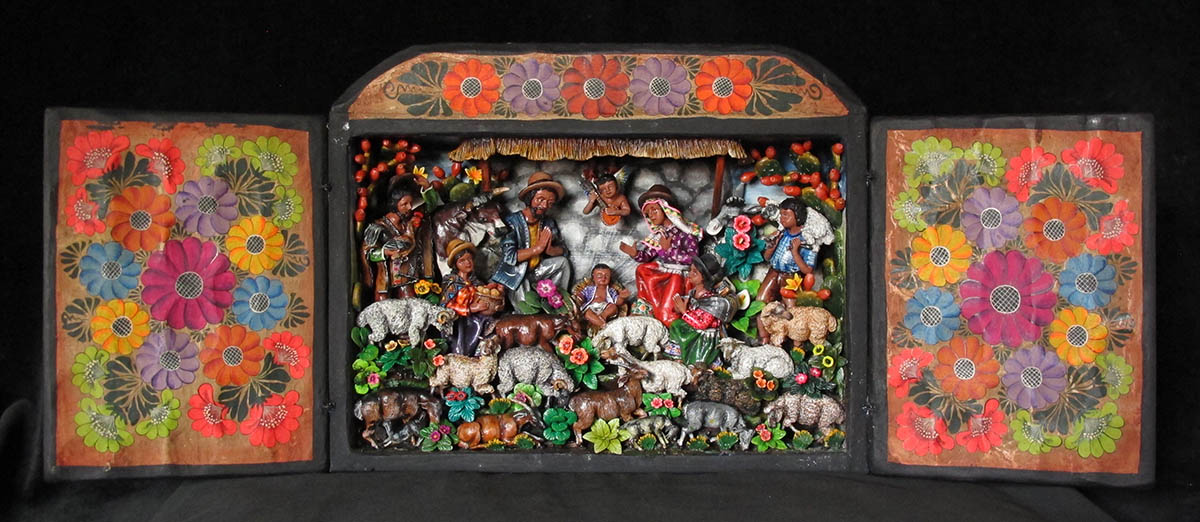 Nacimiento Campesino (Peasant Nativity) Retablo
