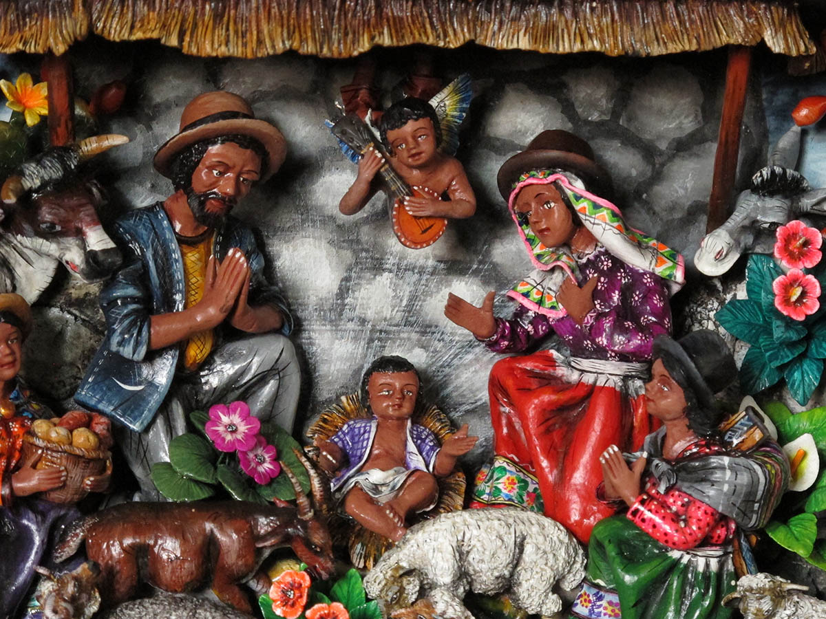 Nacimiento Campesino (Peasant Nativity) Retablo