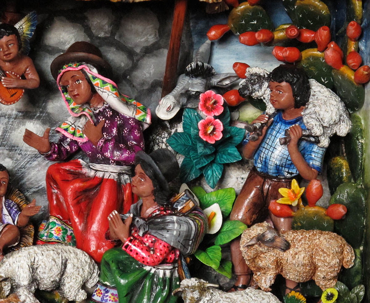 Nacimiento Campesino (Peasant Nativity) Retablo