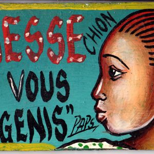 "Tresse Qui Vous Ragenis" Mini Hairdresser's sign