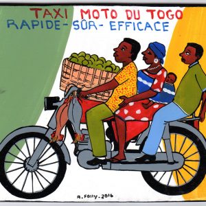 "Taxi Moto du Togo" Mini Signboard