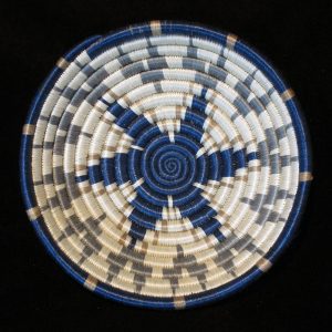 Small Navy/White Hope" Basket