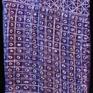 Batik Shawl on Rayon by Gasali Adeyemo
