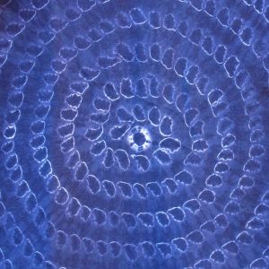 Indigo Tie-dye T-shirt by Gasali Adeyemo