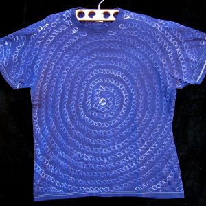 Indigo Tie-dye T-shirt by Gasali Adeyemo