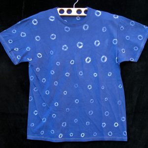 Indigo Tie-dye T-shirt by Gasali Adeyemo