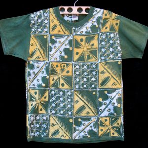 Batik T-shirt by Gasali Adeyemo - Large