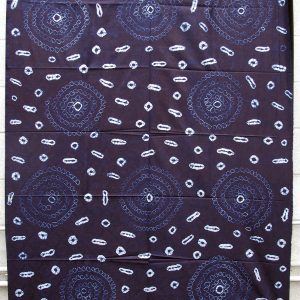 Yoruba Indigo "Moon and Star" Tie-dye Cloth