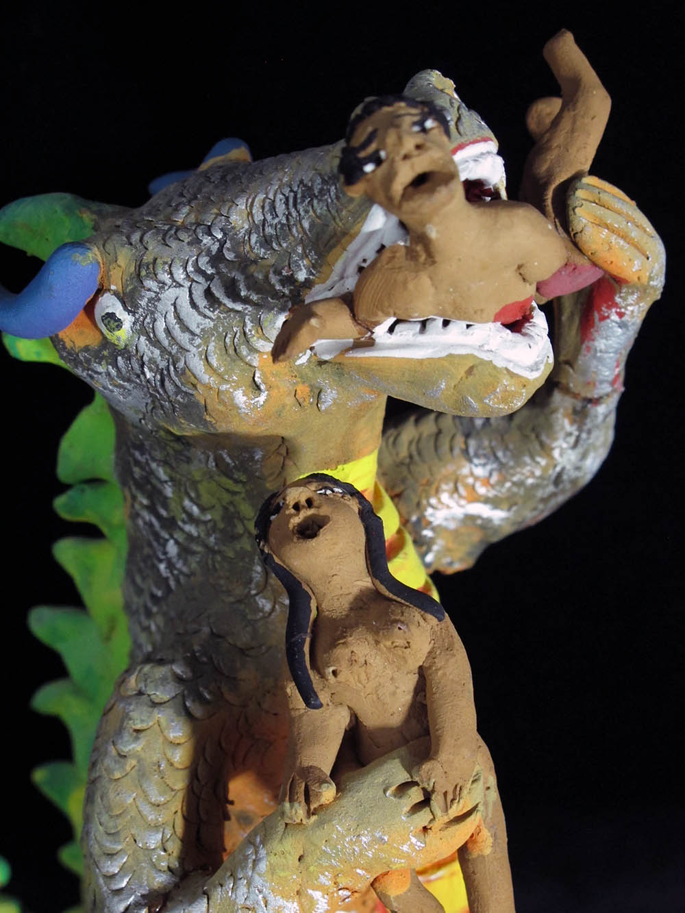 Hungry Dinosaur - Vintage Sculpture