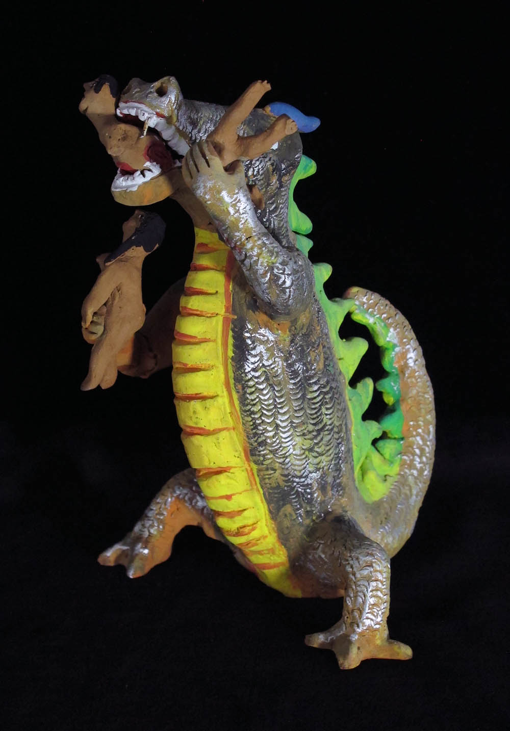 Hungry Dinosaur - Vintage Sculpture