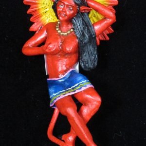 "La Chica Diabla" Devil  Retablo Ornament 
