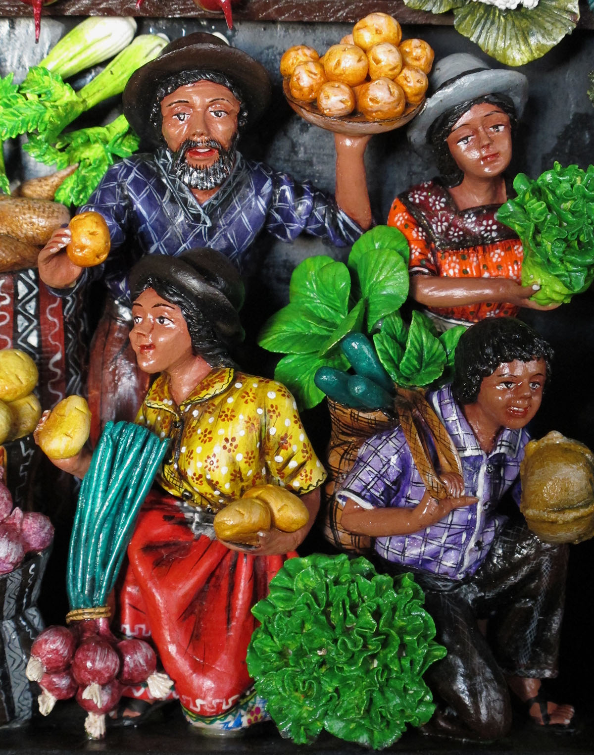 Mercado de las Verduras (Produce Market) Retablo