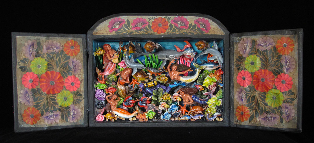Bajo el Mar (Under the Sea) Retablo