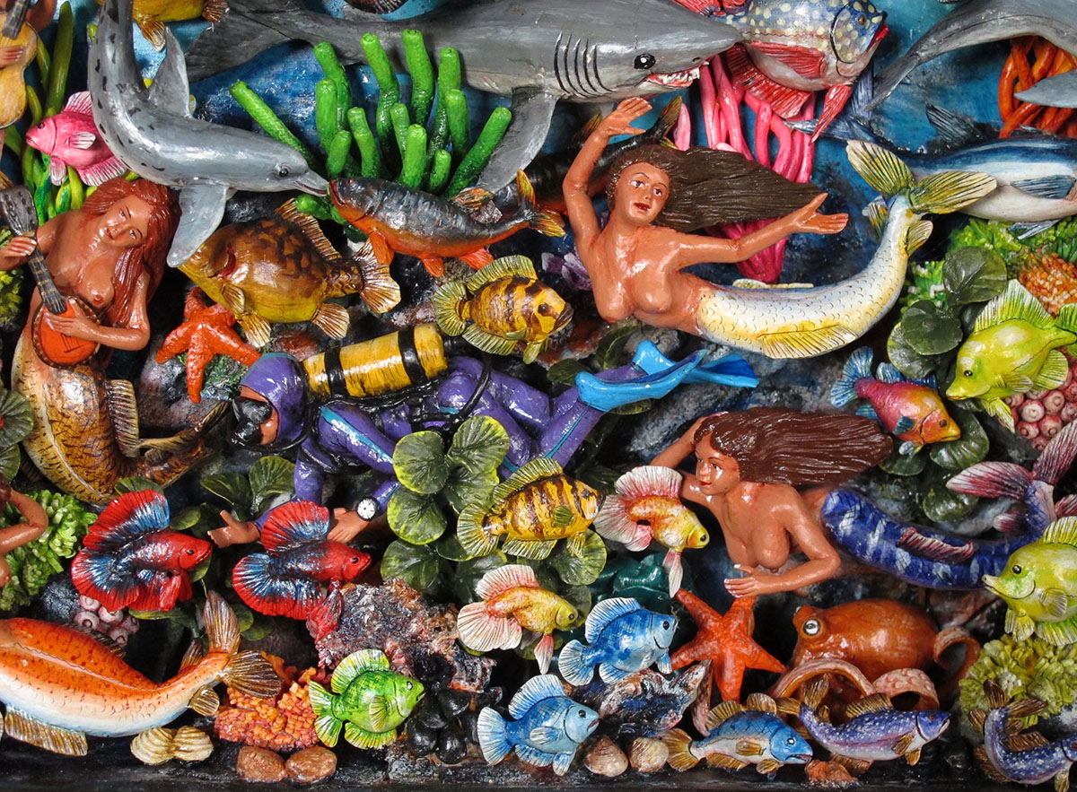 Bajo el Mar (Under the Sea) Retablo