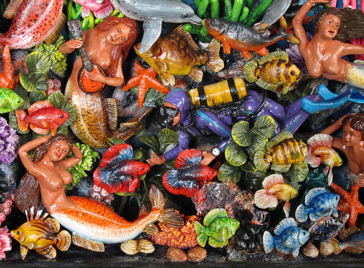Bajo el Mar (Under the Sea) Retablo