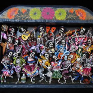 Fiesta de los Muertos (Carnival of the Dead) - Retablo