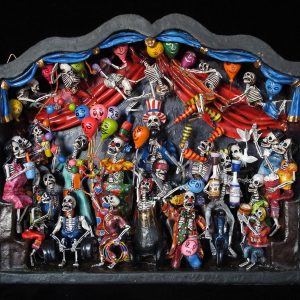 Circo de los Muertos (Circus of the Dead) - Retablo