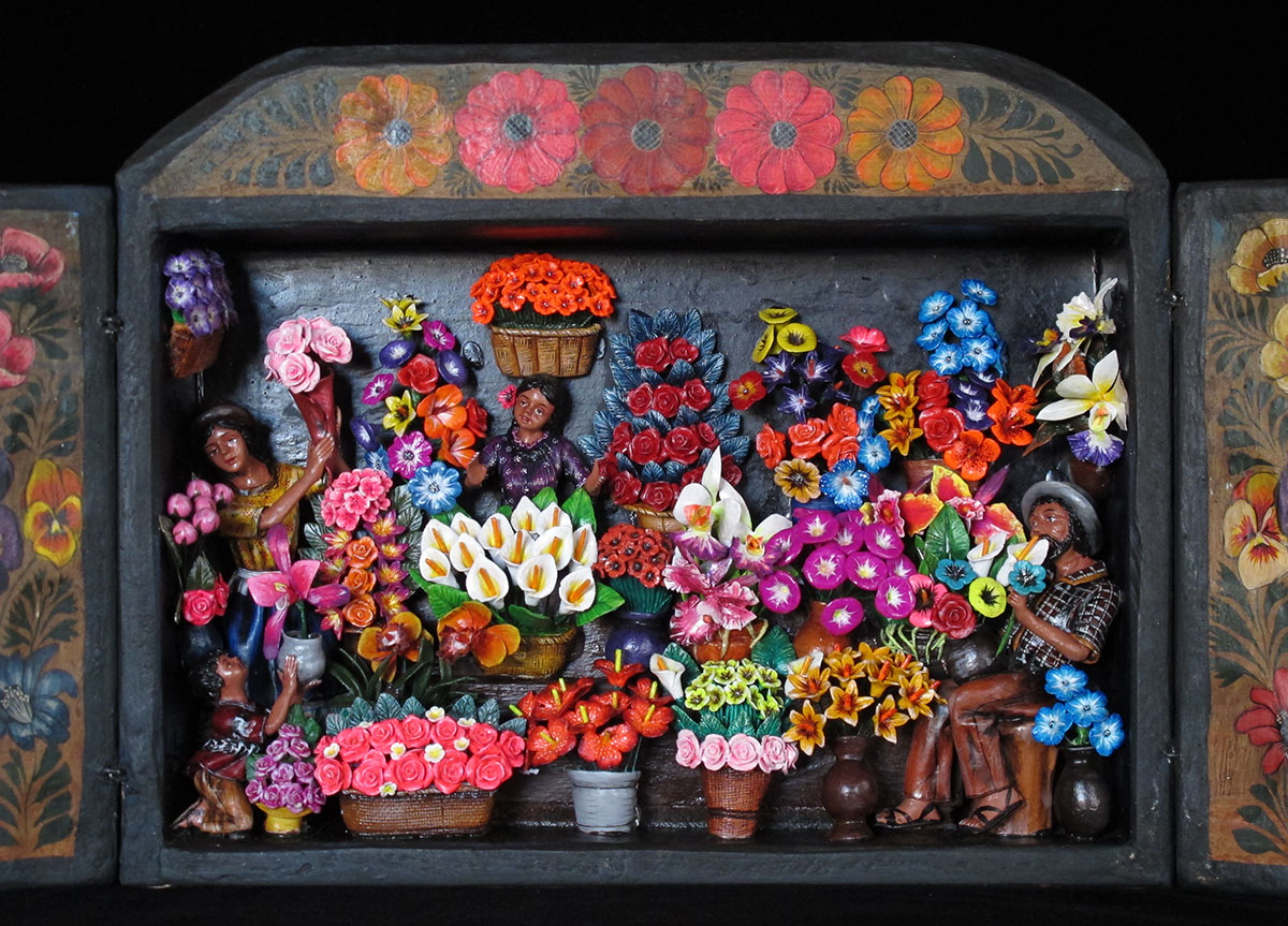 Flower Shop - Retablo