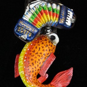 La Sirena Muerta con Acordeón - retablo ornament