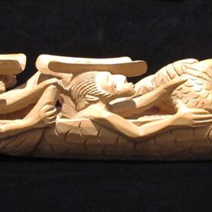 Figures in a Long Fish-Boat