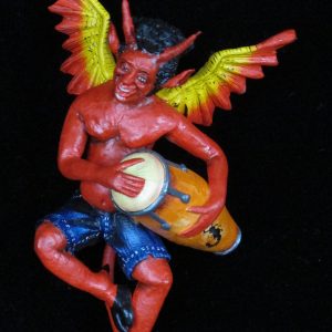 Devil Drummer - Retablo Ornament